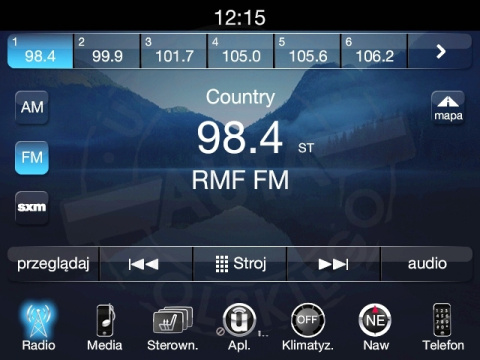 CHRYSLER UCONNECT 8.4" HARMAN BECKER VP3 VP4 polskie menu, polski lektor, zmiana regionu