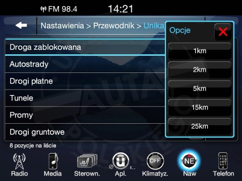 CHRYSLER UCONNECT 8.4" HARMAN BECKER VP3 VP4 polskie menu, polski lektor, zmiana regionu