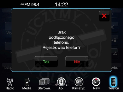 CHRYSLER UCONNECT 8.4" HARMAN BECKER VP3 VP4 polskie menu, polski lektor, zmiana regionu