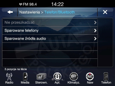 CHRYSLER UCONNECT 8.4" HARMAN BECKER VP3 VP4 polskie menu, polski lektor, zmiana regionu