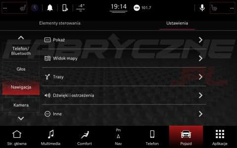 CHRYSLER UCONNECT 5 HARMAN BECKER 10,1" polskie menu, polski lektor, zmiana regionu