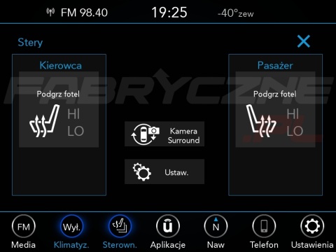 CHRYSLER UCONNECT 8.4" PANASONIC VP4R polskie menu, polski lektor, zmiana regionu