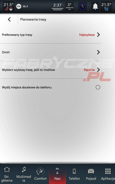 DODGE RAM UCONNECT 5 HARMAN BECKER 12,0" polskie menu, polski lektor, zmiana regionu