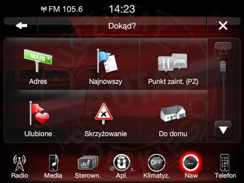 DODGE UCONNECT 8.4" HARMAN BECKER VP3 VP4 polskie menu, polski lektor, zmiana regionu