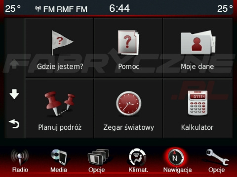 FIAT FREEMONT UCONNECT 8.4N GARMIN NAVIGATION SYSTEM POLSKIE MENU POLSKI LEKTOR