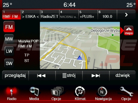 FIAT FREEMONT UCONNECT 8.4N GARMIN NAVIGATION SYSTEM POLSKIE MENU POLSKI LEKTOR