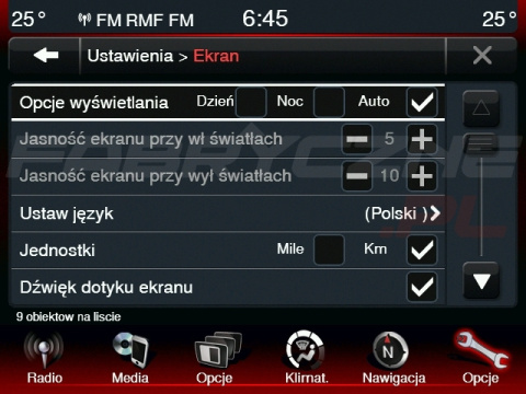 FIAT FREEMONT UCONNECT 8.4N GARMIN NAVIGATION SYSTEM POLSKIE MENU POLSKI LEKTOR