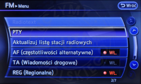 INFINITI X9HDD CONNECT PREMIUM polskie menu, polski lektor, zmiana regionu