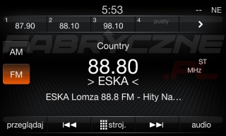 FIAT UCONNECT 6.5AN RA4 VP4 polskie menu, polski lektor, zmiana regionu