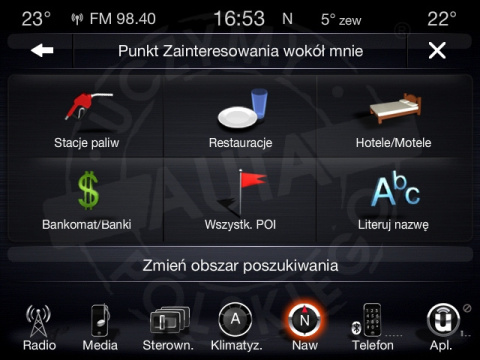 JEEP UCONNECT 8.4" HARMAN BECKER VP3 VP4 polskie menu, polski lektor, zmiana regionu