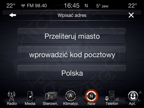 JEEP UCONNECT 8.4" HARMAN BECKER VP3 VP4 polskie menu, polski lektor, zmiana regionu