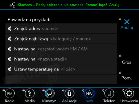 JEEP UCONNECT 8.4" PANASONIC VPR4 polskie menu, polski lektor, zmiana regionu,