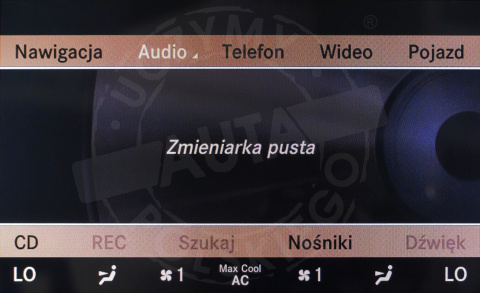 MERCEDES COMAND NTG 3.5 polskie menu, polski lektor, zmiana regionu