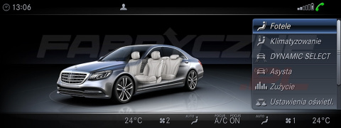 MERCEDES COMAND NTG 5.5 polskie menu, polski lektor, zmiana regionu