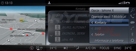 MERCEDES COMAND NTG 5.5 polskie menu, polski lektor, zmiana regionu