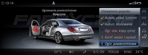 MERCEDES COMAND NTG 5.5 polskie menu, polski lektor, zmiana regionu