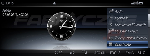 MERCEDES COMAND NTG 5.5 polskie menu, polski lektor, zmiana regionu
