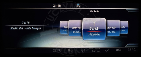 MERCEDES COMAND ONLINE NTG 5.0 polskie menu, polski lektor, zmiana regionu