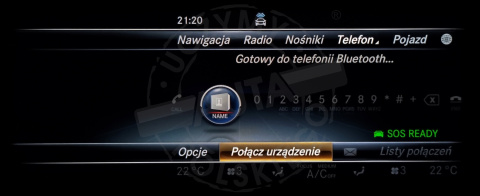 MERCEDES COMAND ONLINE NTG 5.0 polskie menu, polski lektor, zmiana regionu