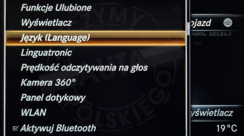 MERCEDES COMAND ONLINE NTG 5.0 polskie menu, polski lektor, zmiana regionu