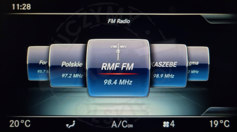 MERCEDES COMAND ONLINE NTG 5.0 polskie menu, polski lektor, zmiana regionu