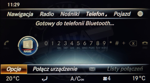 MERCEDES COMAND ONLINE NTG 5.0 polskie menu, polski lektor, zmiana regionu