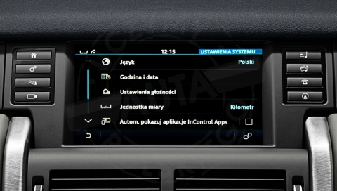 LAND ROVER INCONTROL TOUCH SD polskie menu, polski lektor, zmiana regionu