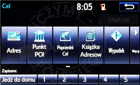 TOYOTA NTUNE NAVIGATION polskie menu, polski lektor, zmiana regionu