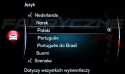 VOLVO SENSUS (2014-2019) polskie menu, zmiana regionu