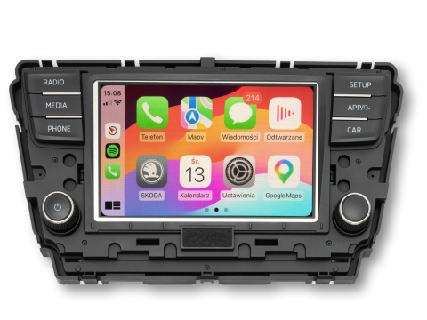 Aktywacja CarPlay i Android Auto SKODA FABIA III (MIB2GP)