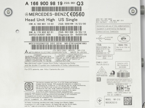 Naprawa radia Mercedes NTG5*1 HDD (5S1) | Serwis nawigacji
