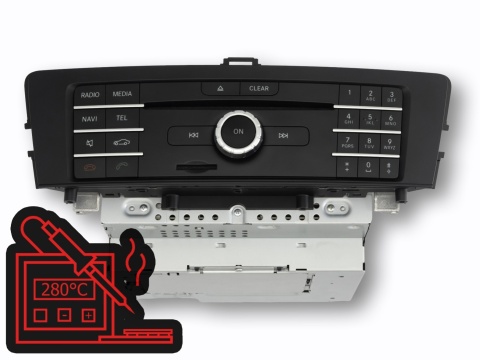 Naprawa radia Mercedes NTG5*1 HDD (5S1) | Serwis nawigacji