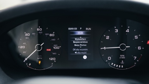 Dodge Ram Promaster polskie menu, zmiana regionu