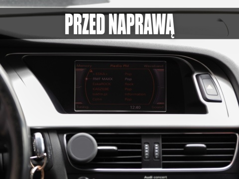 Audi A4 B8 (2007–2011) – Naprawa wyświetlacza radia Concert