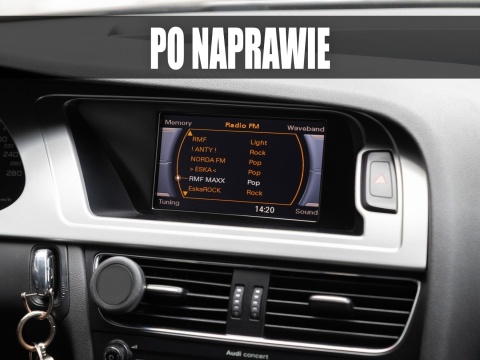Audi A4 B8 (2007–2011) – Naprawa wyświetlacza radia Concert