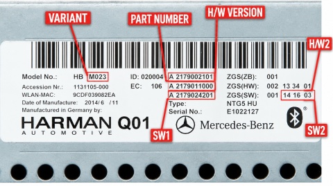 Mercedes NTG5 Harman Becker Service | S-Class / S-Coupe (2014–2018) Radio & Navigation Repair