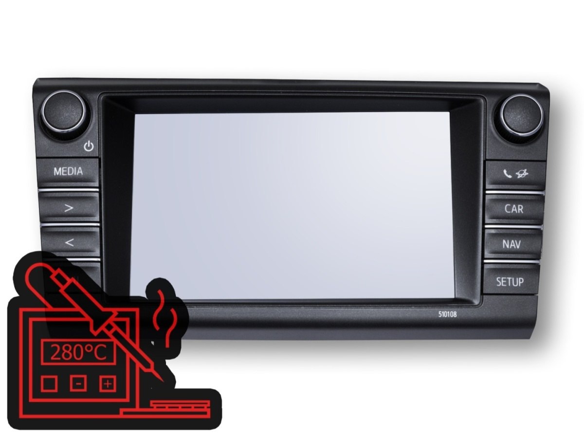 Toyota RAV4 factory radio 86140-42310 Panasonic CV-VT35F0AJ repair