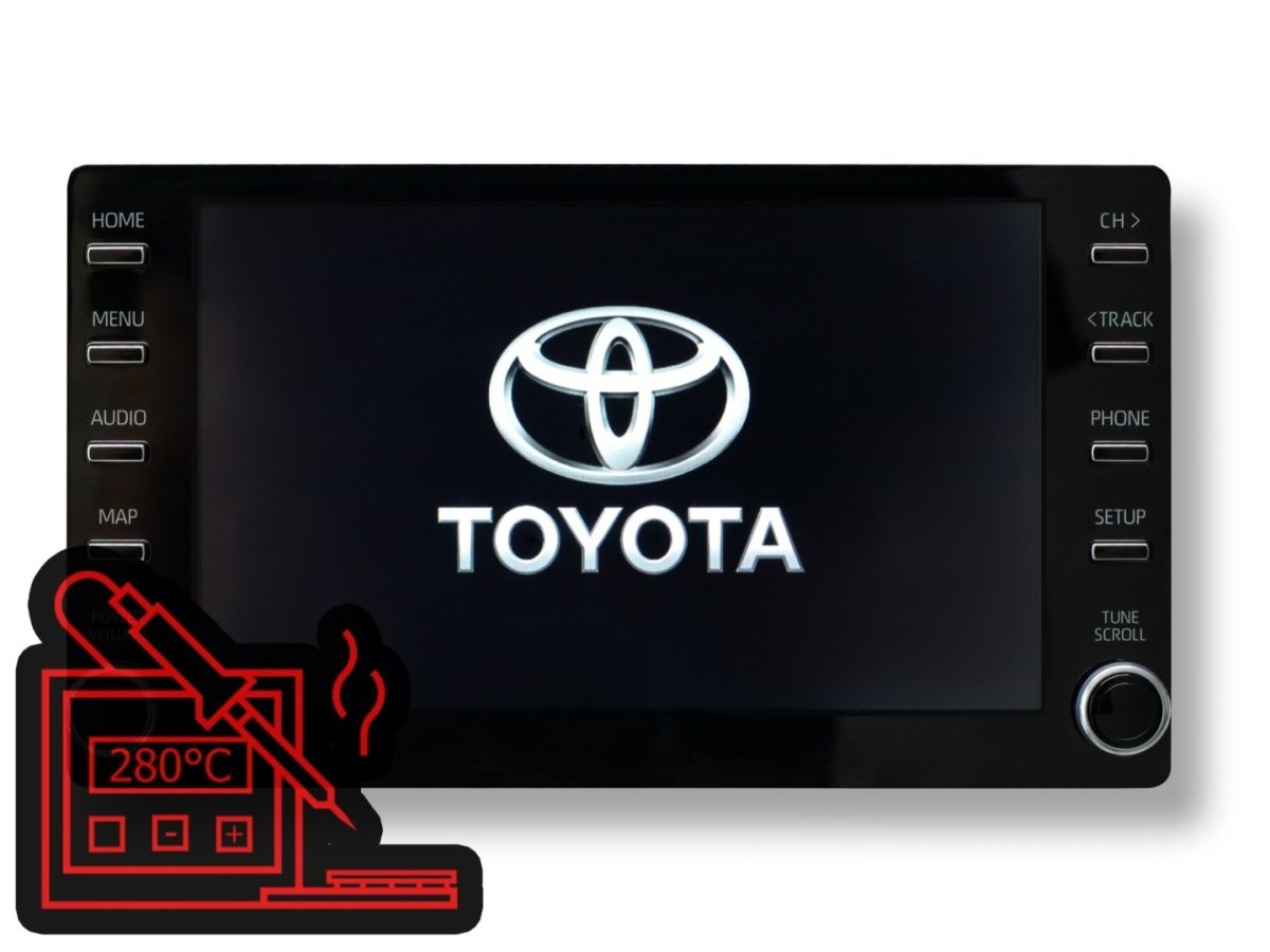 Toyota Corolla and RAV4 factory radio 86140-02690 Panasonic repair