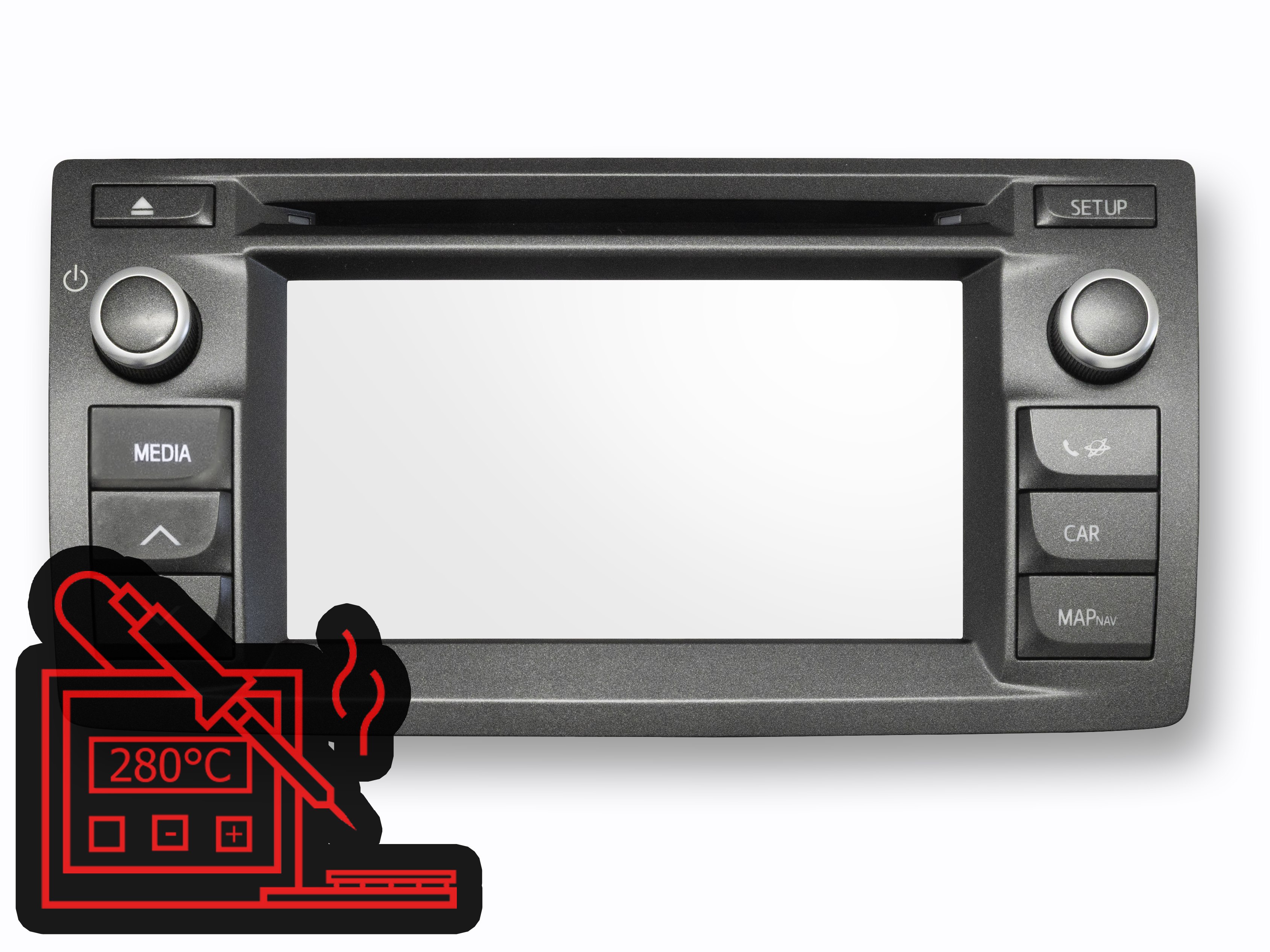 Toyota Auris 86140-02280 Panasonic CV-VS74F4AE factory radio repair